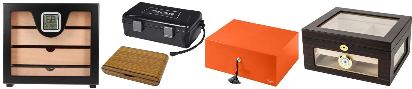 Humidorschrank f&uuml;r Sammler und Gastronomie und Formate von Mini-Humidor bis zum Tischhumidor